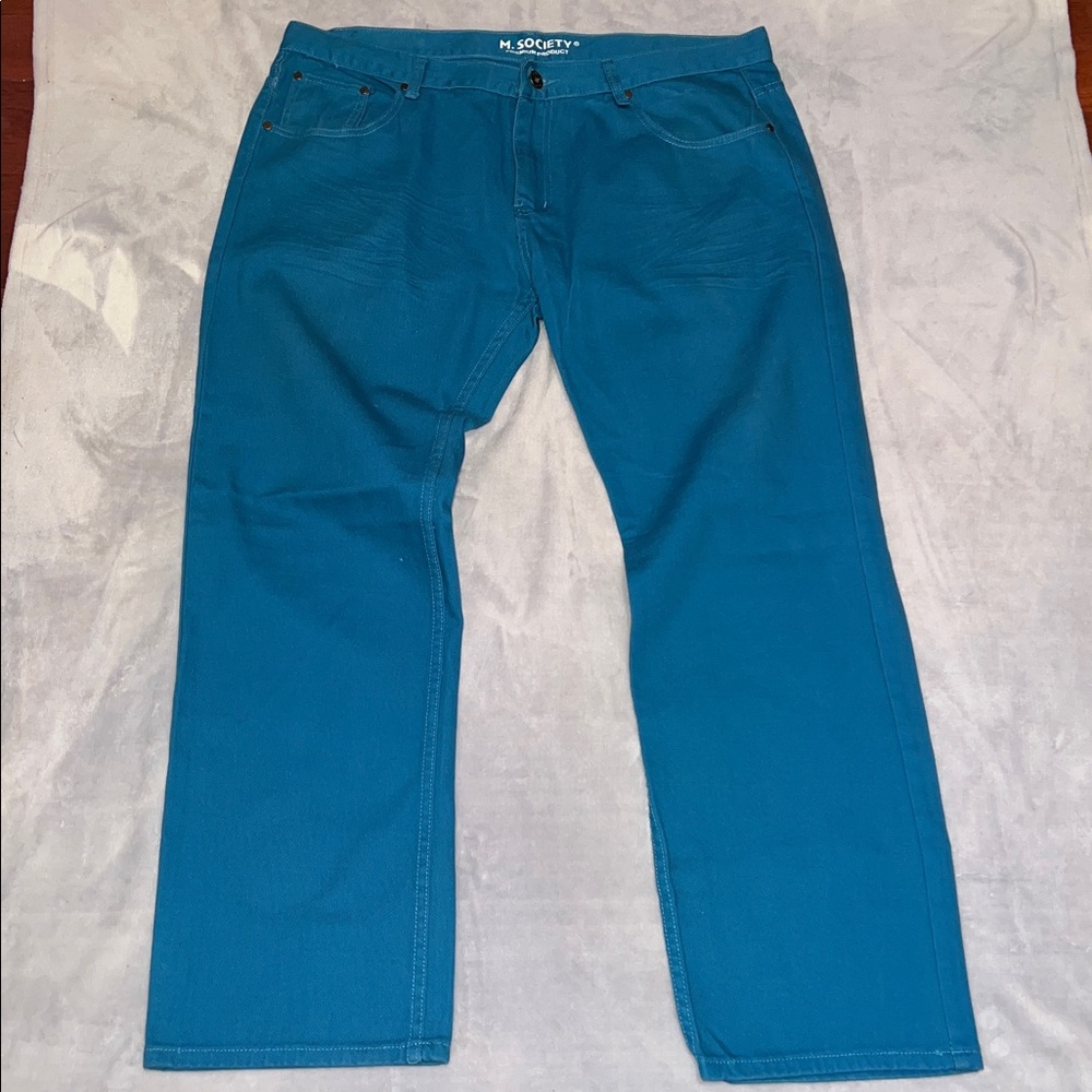 M. Society Vibrant Teal Jeans